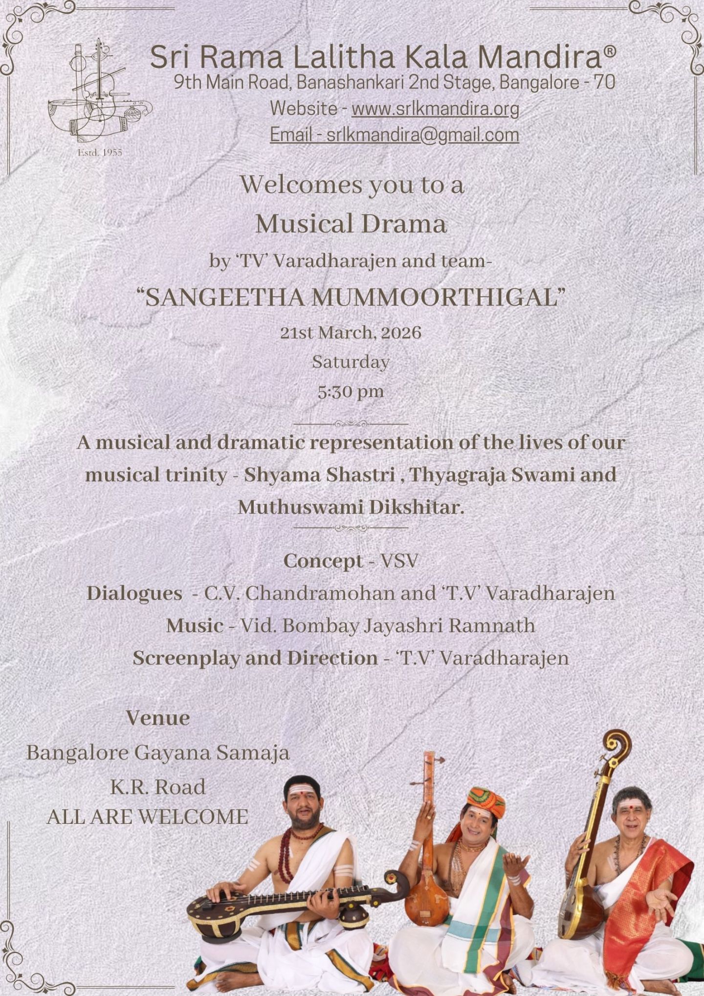 Sangeetha Mummoorthigal - A Musical Drama