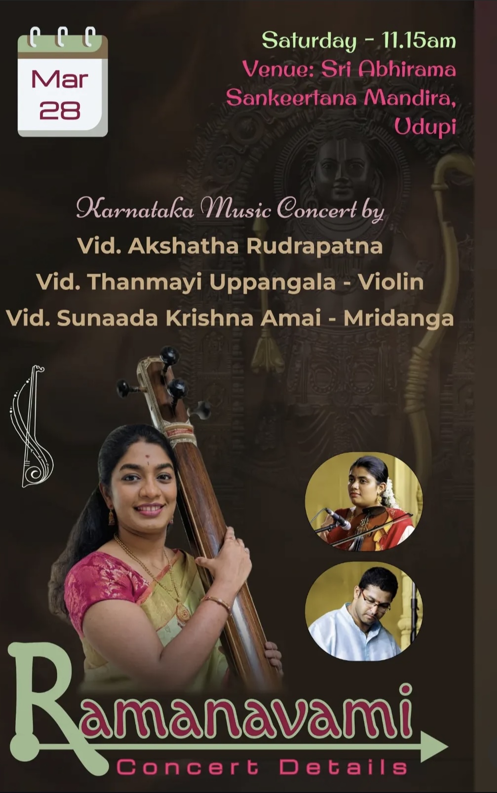 Ramanavami Karnataka Music Concert