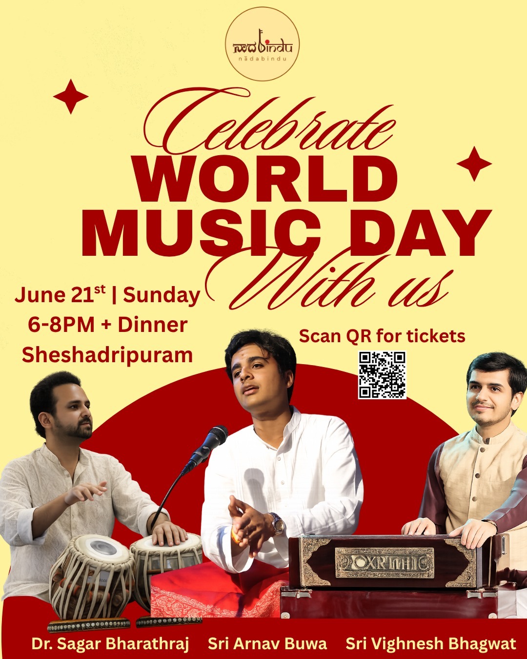 Celebrate World Music Day With Us poster