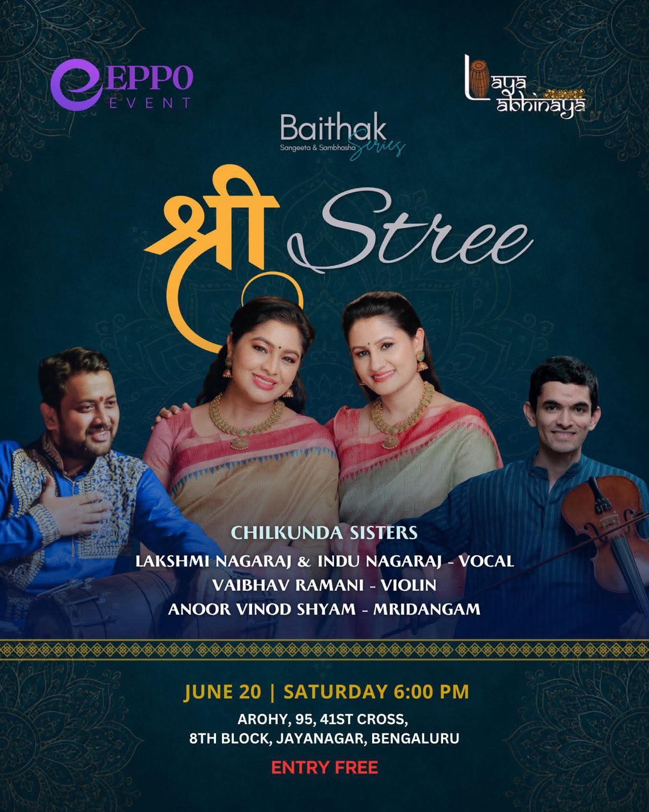 Stree - Chilukunda Sisters Vocal Concert